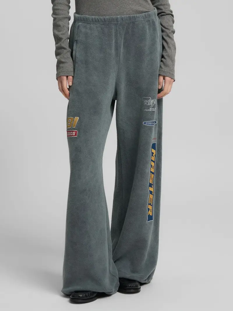 Pantaloni In Cotone Teddy