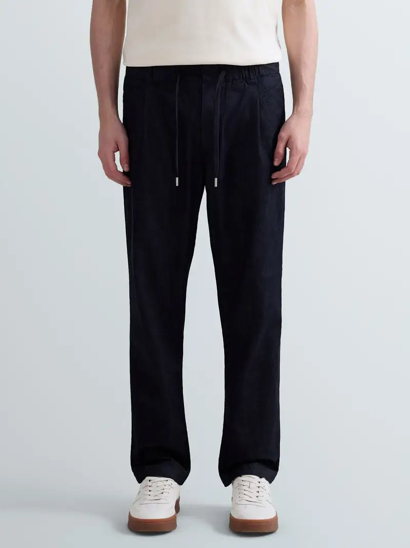 Pantaloni Jogger In Denim Replay X Fc Bayern Monaco Nero
