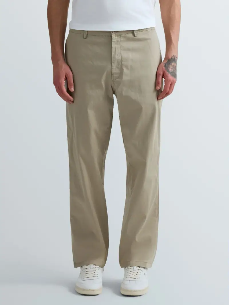 Pantaloni Regular Fit Adhann Beige