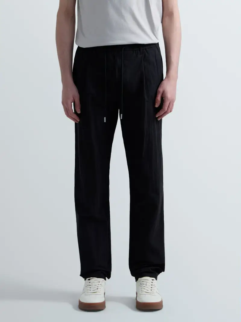 Pantaloni Tapered Fit Con Coulisse