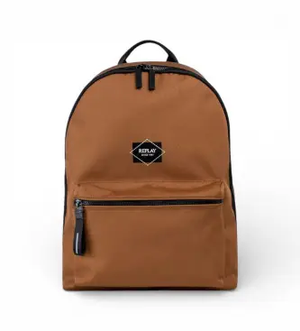 per uomo FM3814 000 A0700A Zaino marrone (OSFA), Casual, Poliestere Cammello