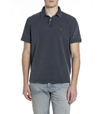per uomo M3431A 000 22696M Polo blu navy a vestibilità regolare (M), Casual, Cotone, Manica corta
