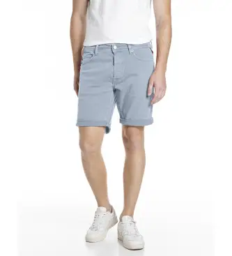 per uomo MA981Y 000 8488790 Bermuda aderenti blu (32), Casual, Cotone