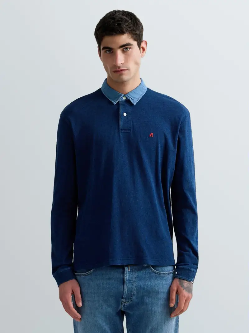 Replay Polo Blu 4199702