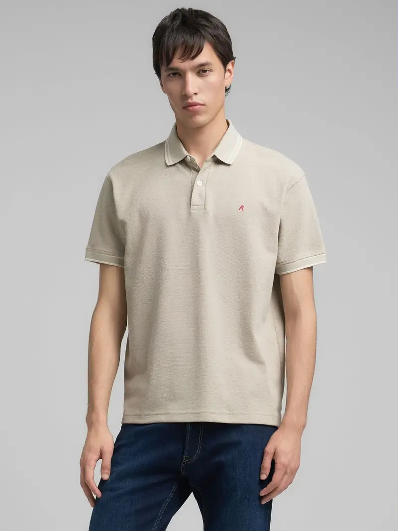 Replay Polo Beige 3110516