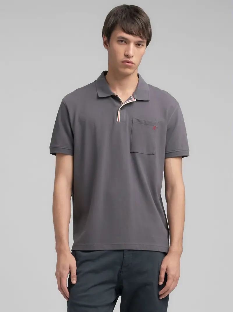 Replay Polo Grigio 3741432