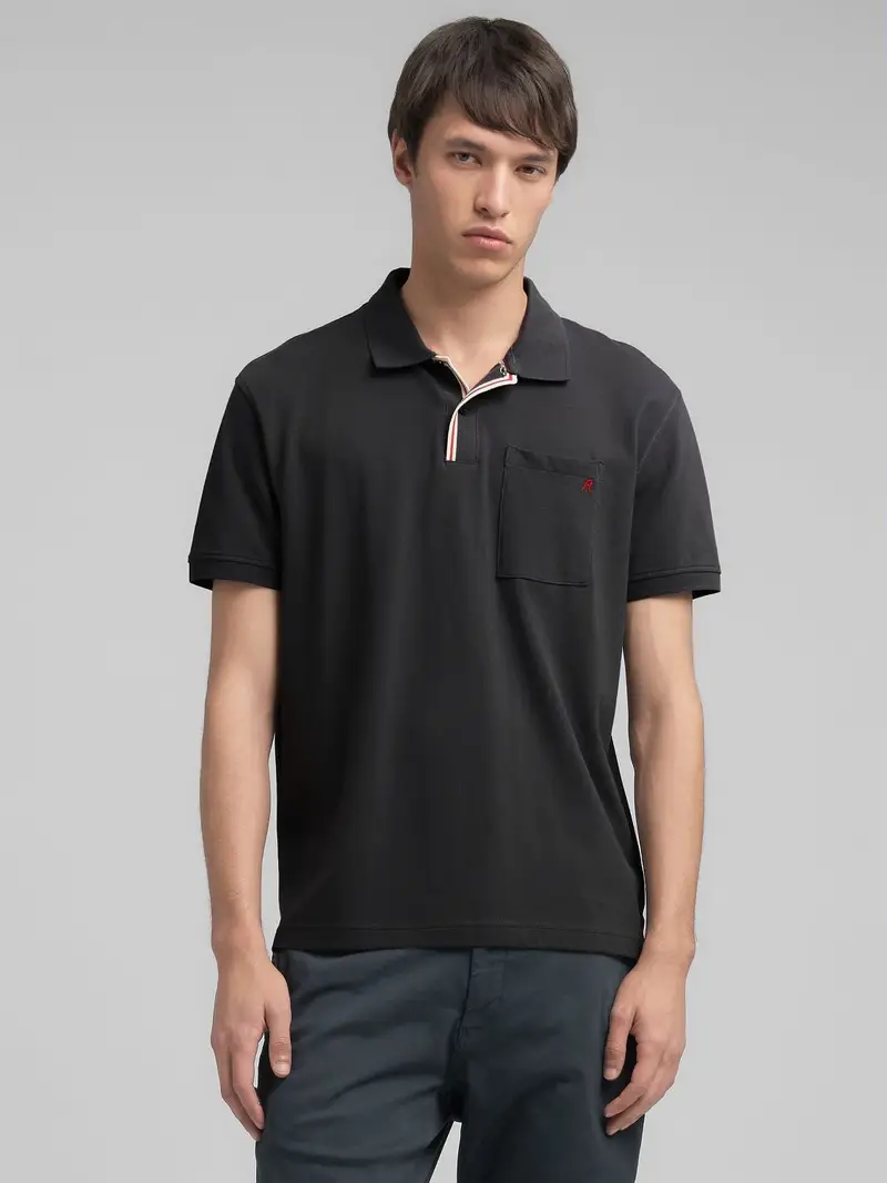 Replay Polo Nero 3728042