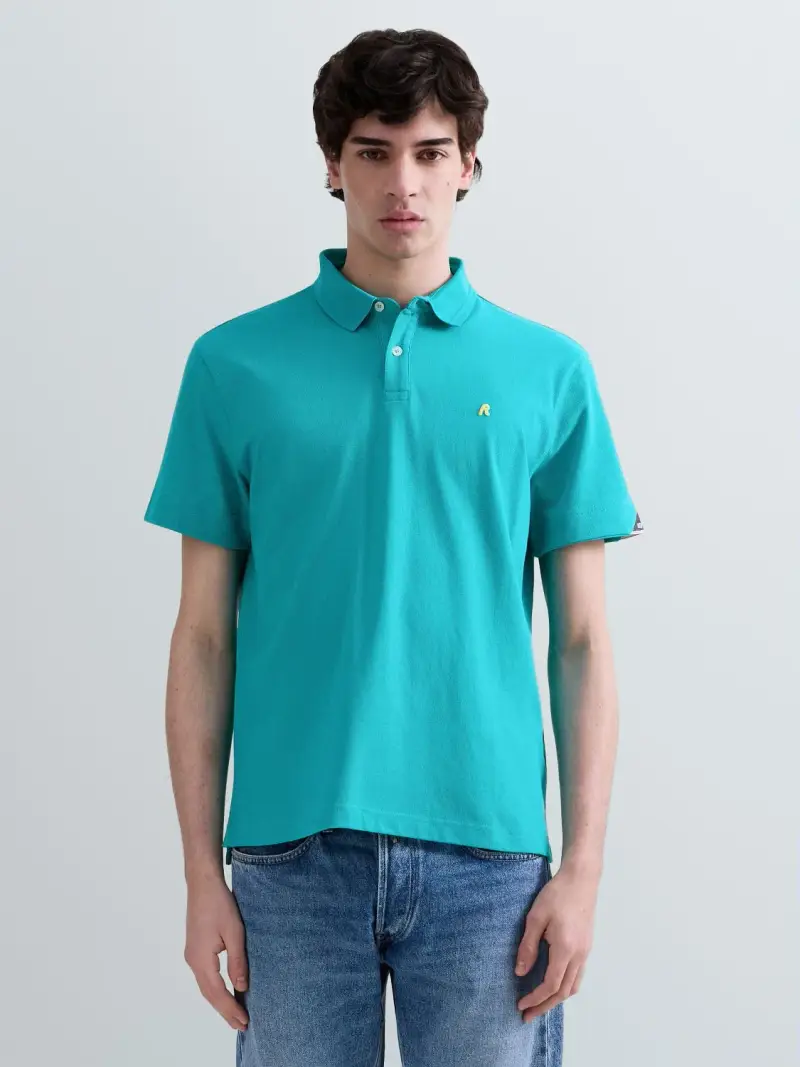 Replay Polo Azzurro 4352045