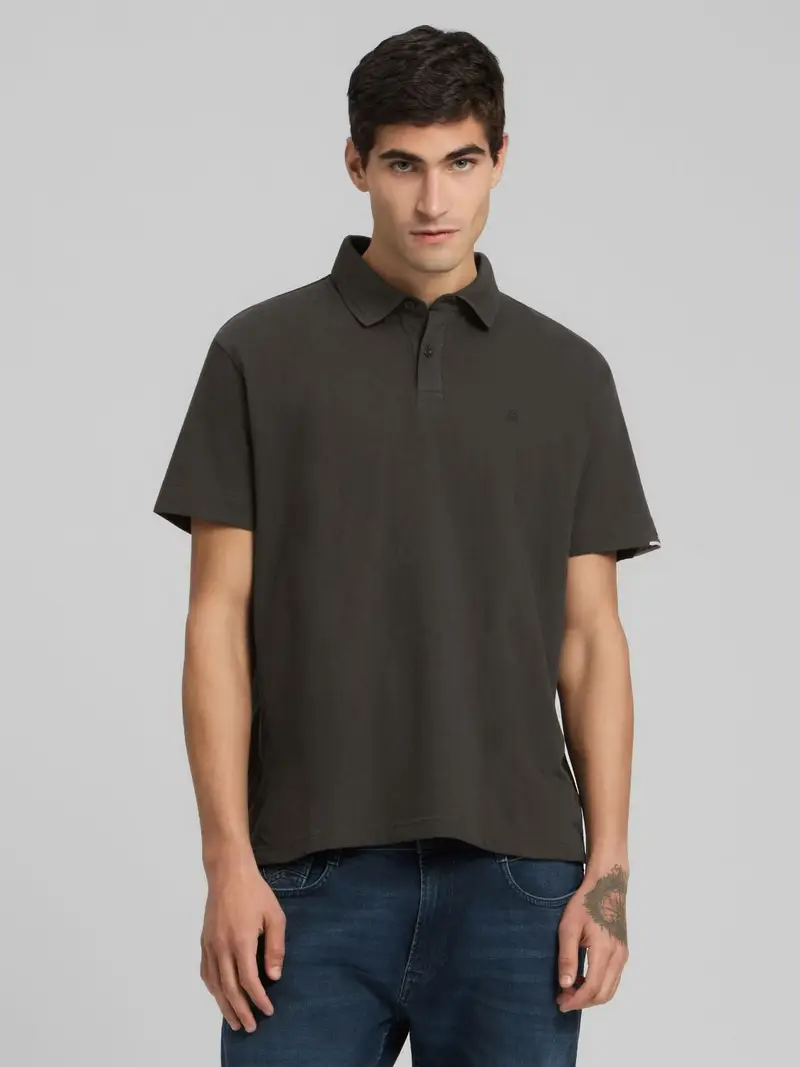 Replay Polo Grigio 3535512