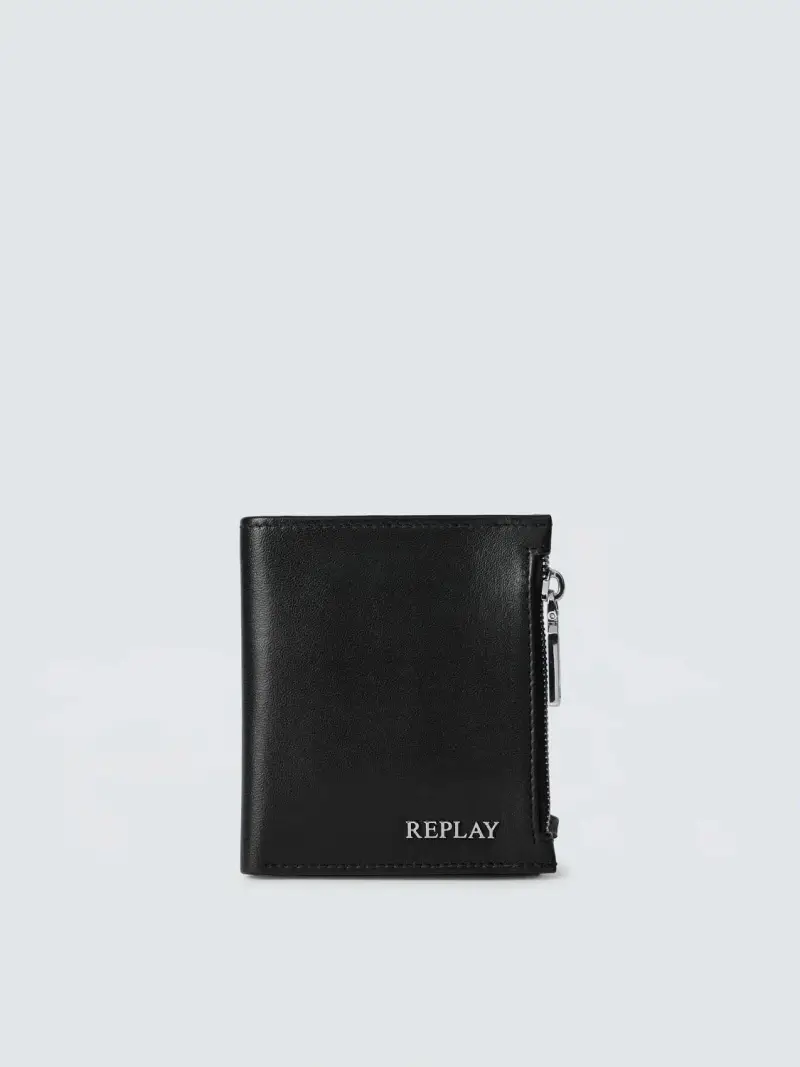 Portafoglio In Pelle Con Lettering