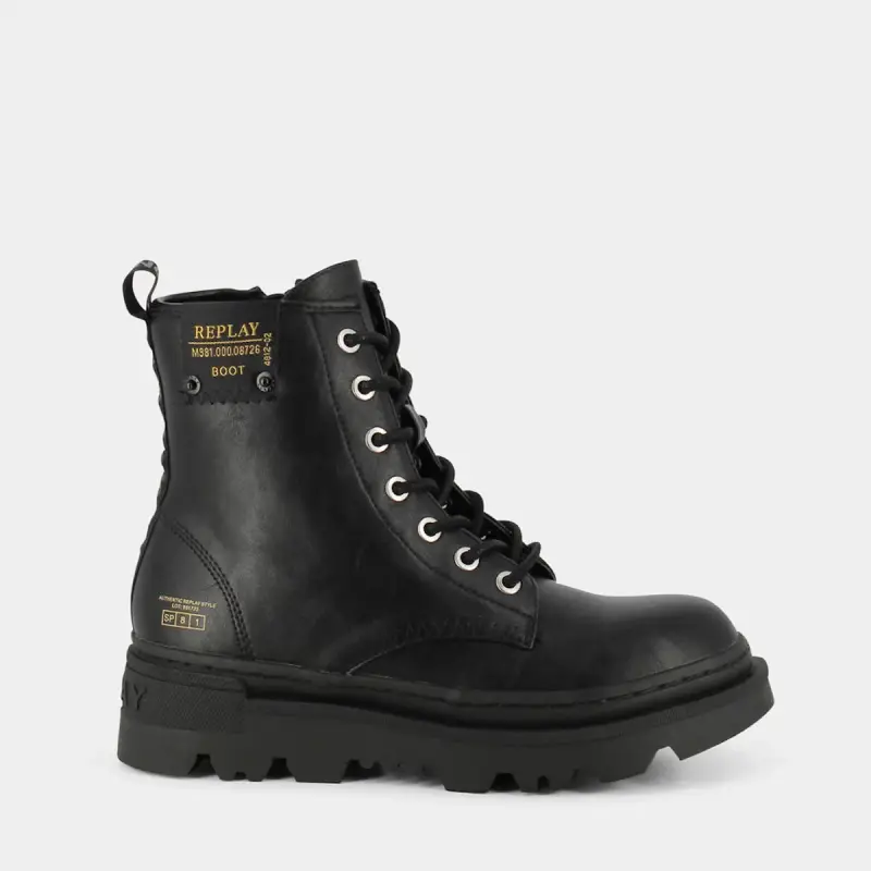 Replay Scarponcini Bambina Nero 2685464