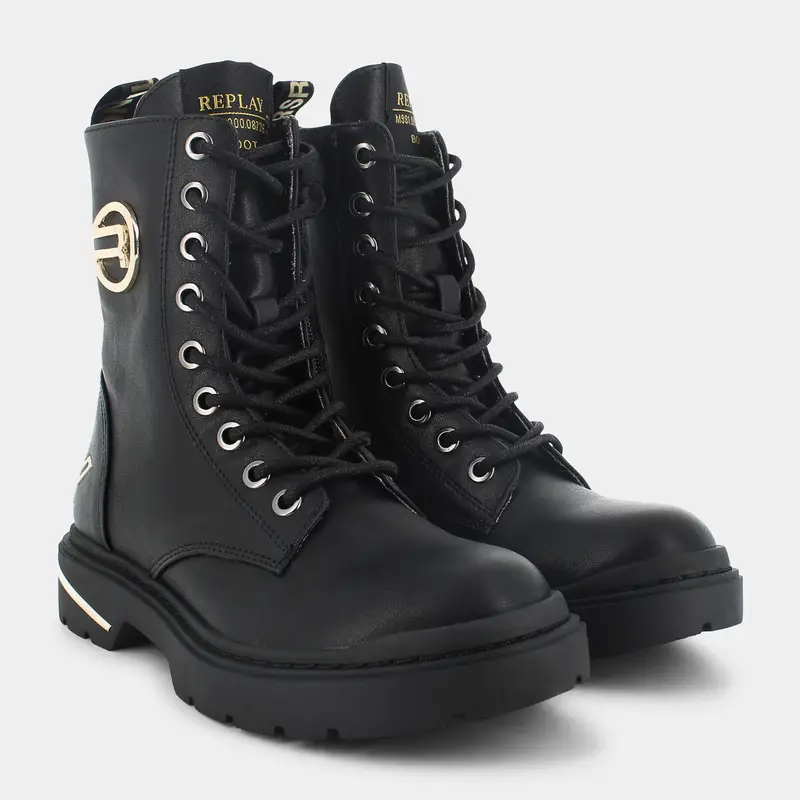 Replay Scarponcini Bambina Nero 4212103 miniatura 2