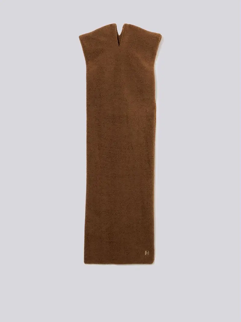 Sciarpa In Teddy Marrone