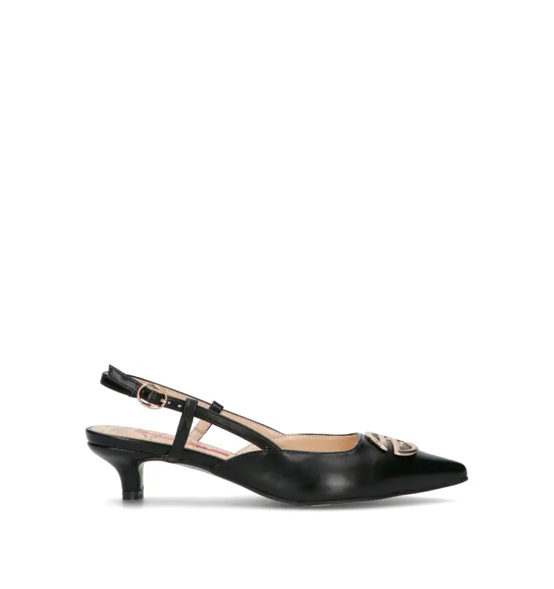 Slingback donna nera Vario
