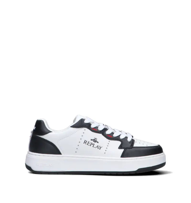 Sneaker uomo bianca/nera Vario