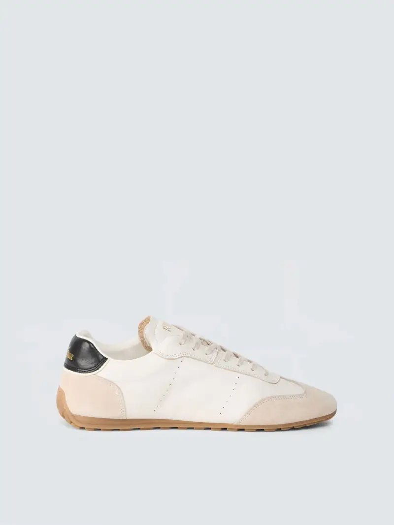 Sneakers In Pelle E Suede Backward Mix