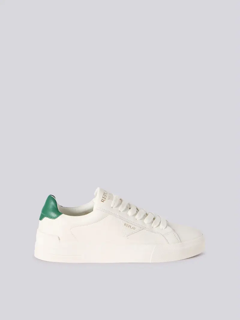 Sneakers In Pelle Evan Class Beige