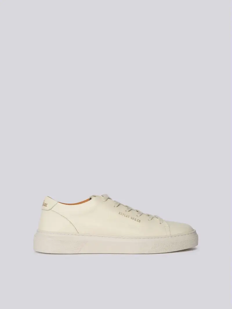 Sneakers In Pelle Foden Tonal