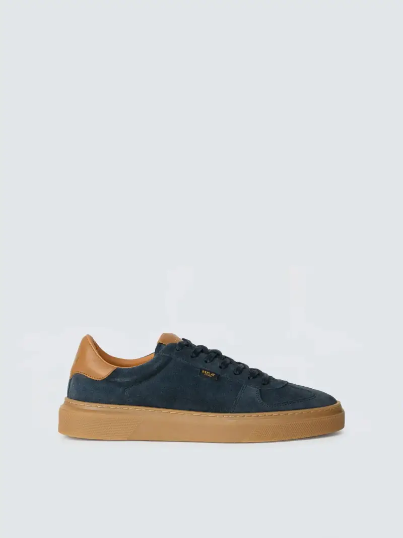 Sneakers In Suede Foden Play Nero