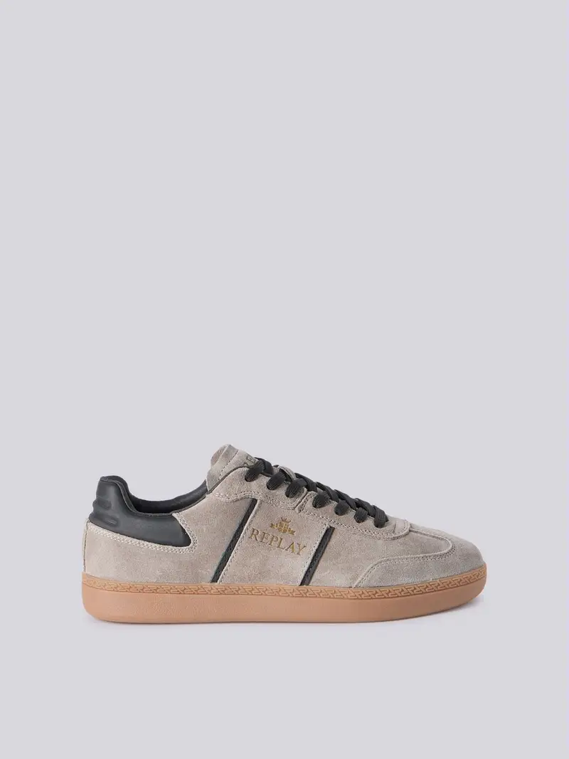 Sneakers In Suede Pyper Matt Beige
