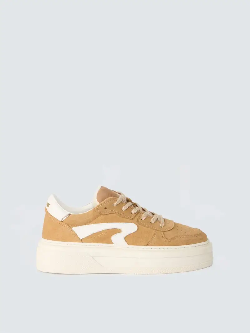 Sneakers Platform In Suede Veggy Papy