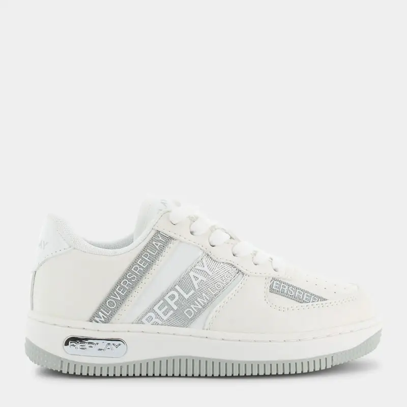 Sneakers Replay da Bambina, bianco