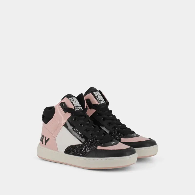Sneakers Replay da Bambina, nero miniatura 2