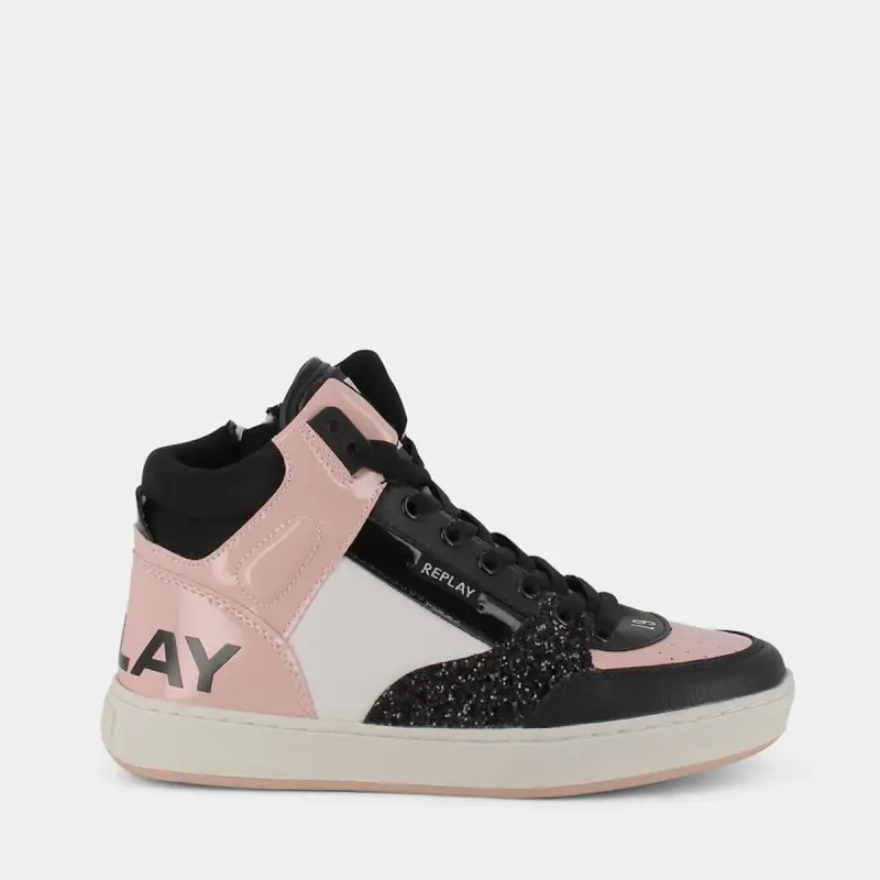 Sneakers Replay da Bambina, nero