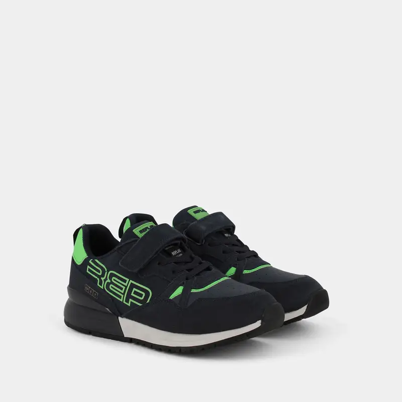 Sneakers Replay da Bambino, blu miniatura 2