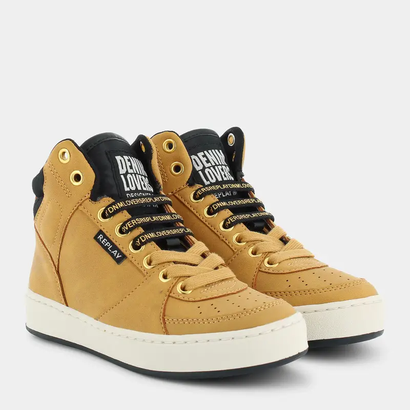 Sneakers Replay da Bambino, giallo miniatura 2