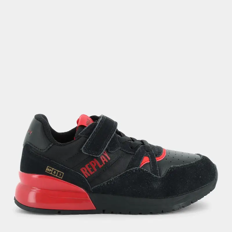 Sneakers Replay da Bambino, nero