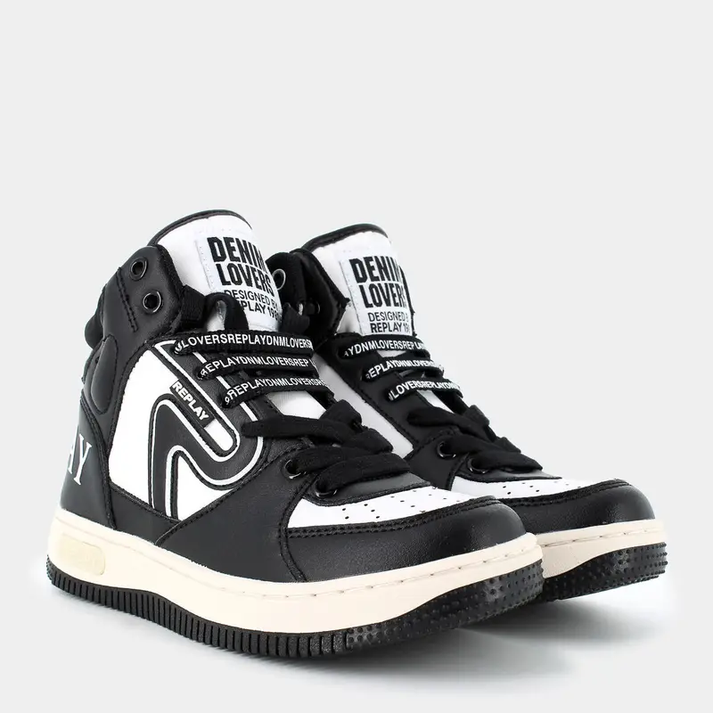 Sneakers Replay da Bambino, nero miniatura 2