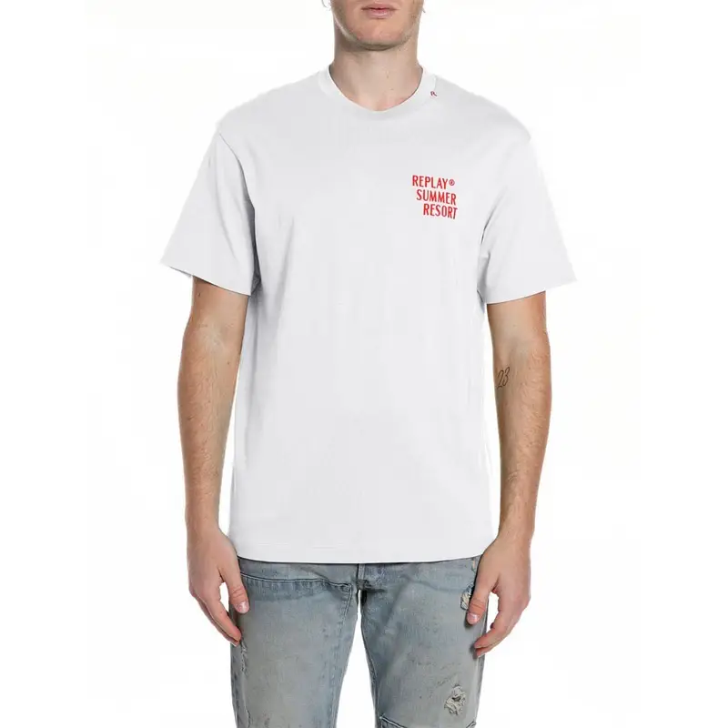 T-Shirt Fantasia Bianco Uomo L