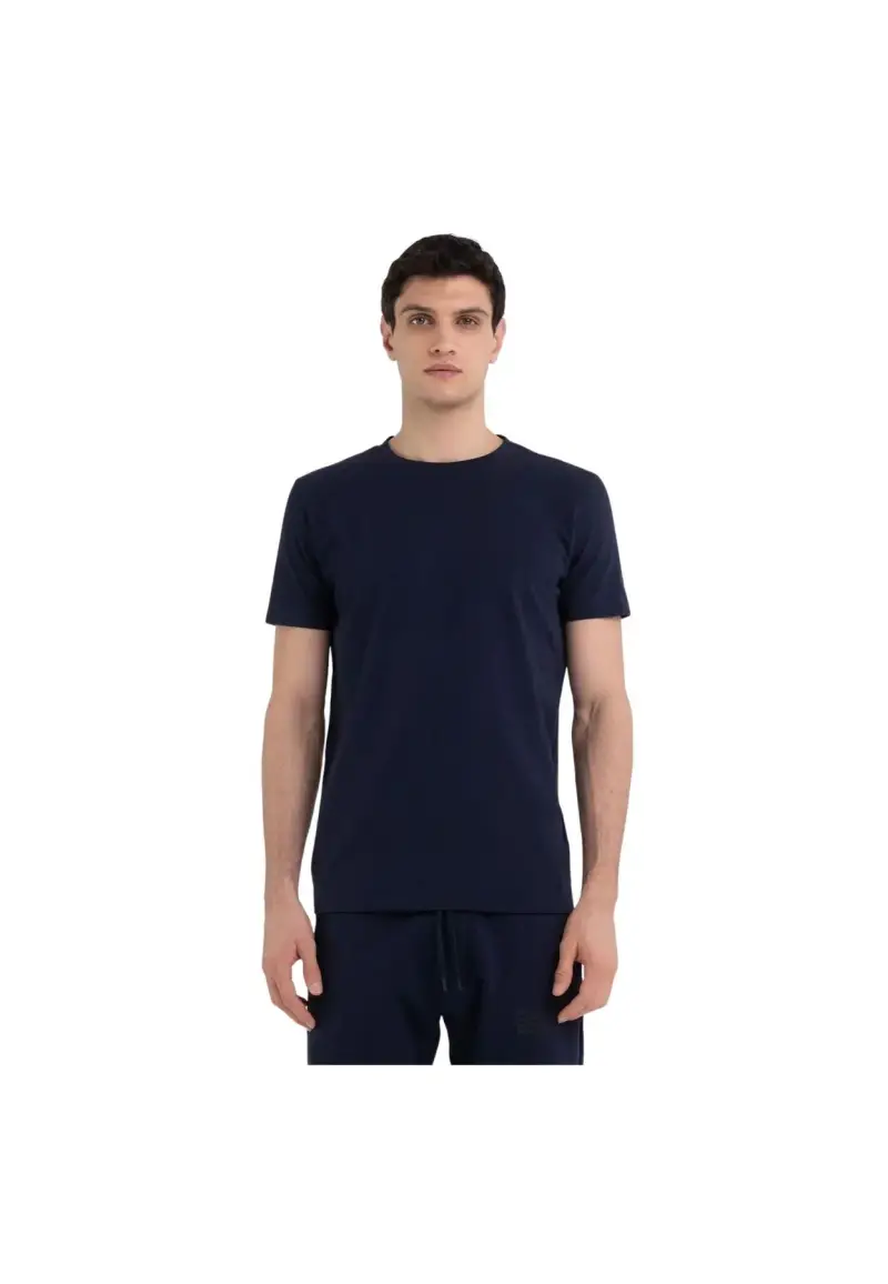 T-shirt in jersey blu - S / Blu