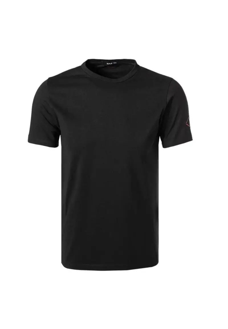 T-shirt in jersey nero - S / Nero