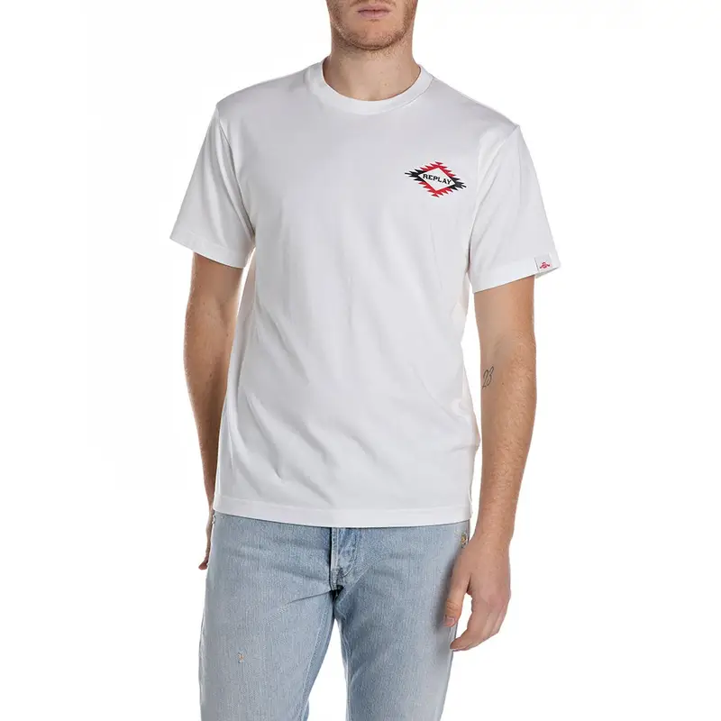 T-Shirt Logo Bianco Uomo M