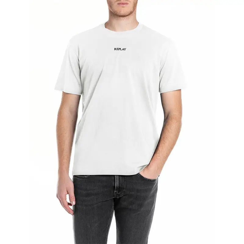 T-Shirt Logo Piccolo Bianco Uomo M