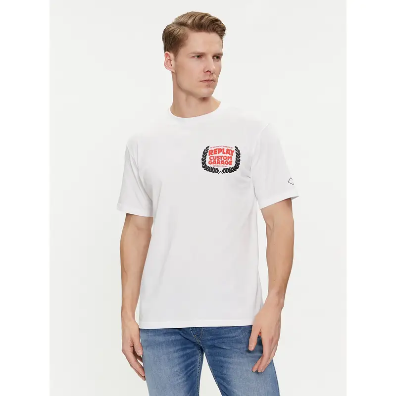 Replay T-shirt Bianco 3205504