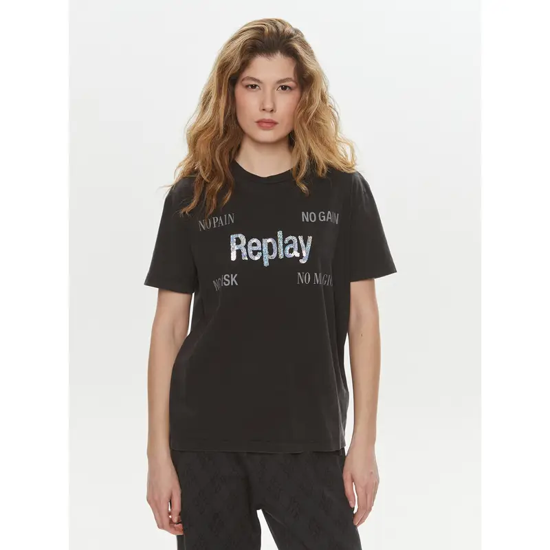 Replay T-shirt Nero 3205512