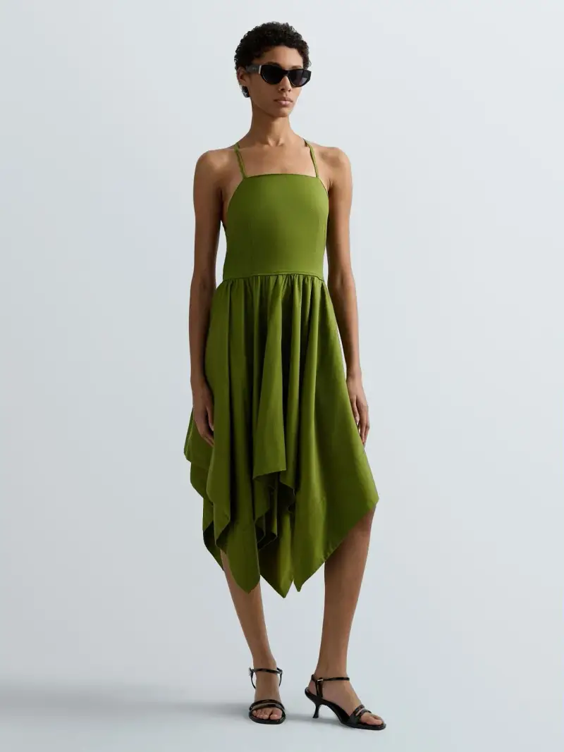 Vestito Corto Asimmetrico