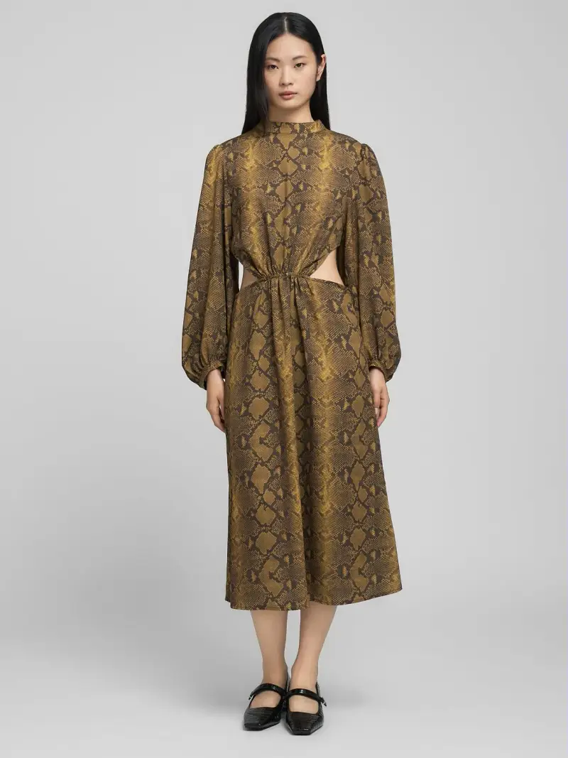 Vestito Midi Con Cut-out