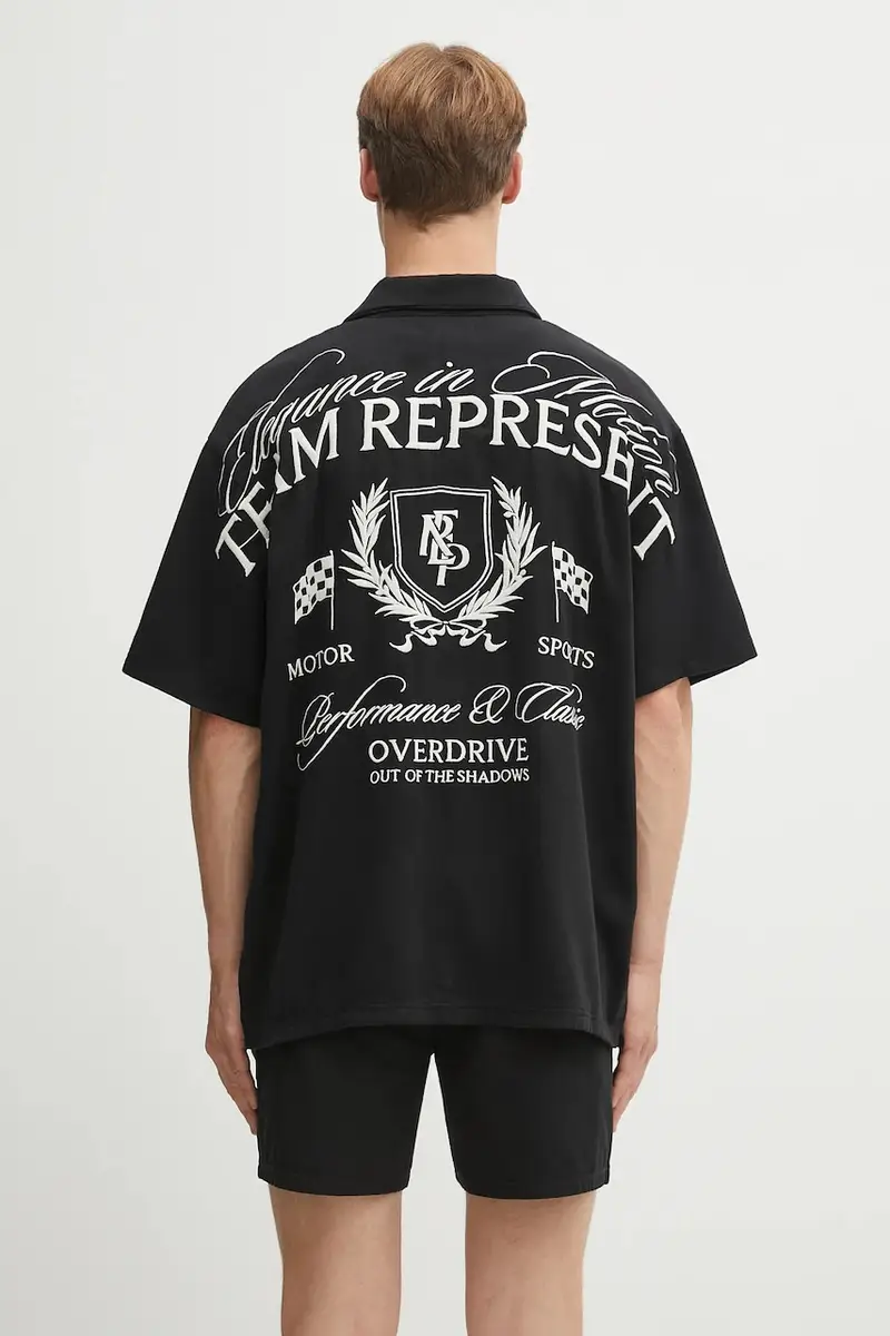 camicia Crest Shirt uomo colore nero MLM2971.01