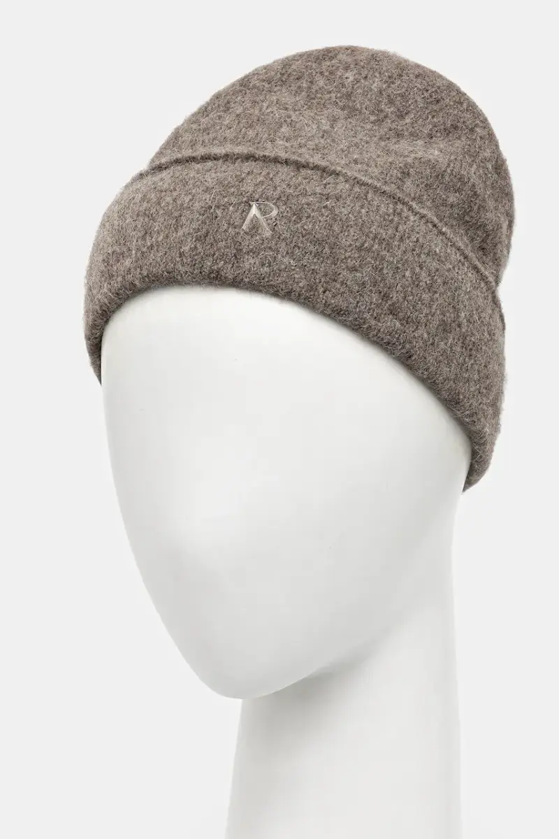 cappello con lana Textured Knit Beanie colore marrone MLM100391 miniatura 2