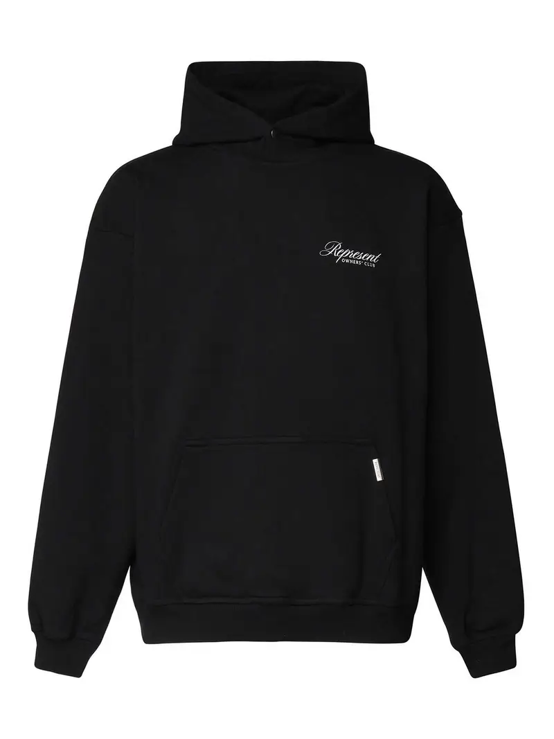 Felpa con scritta Owners Club Nero