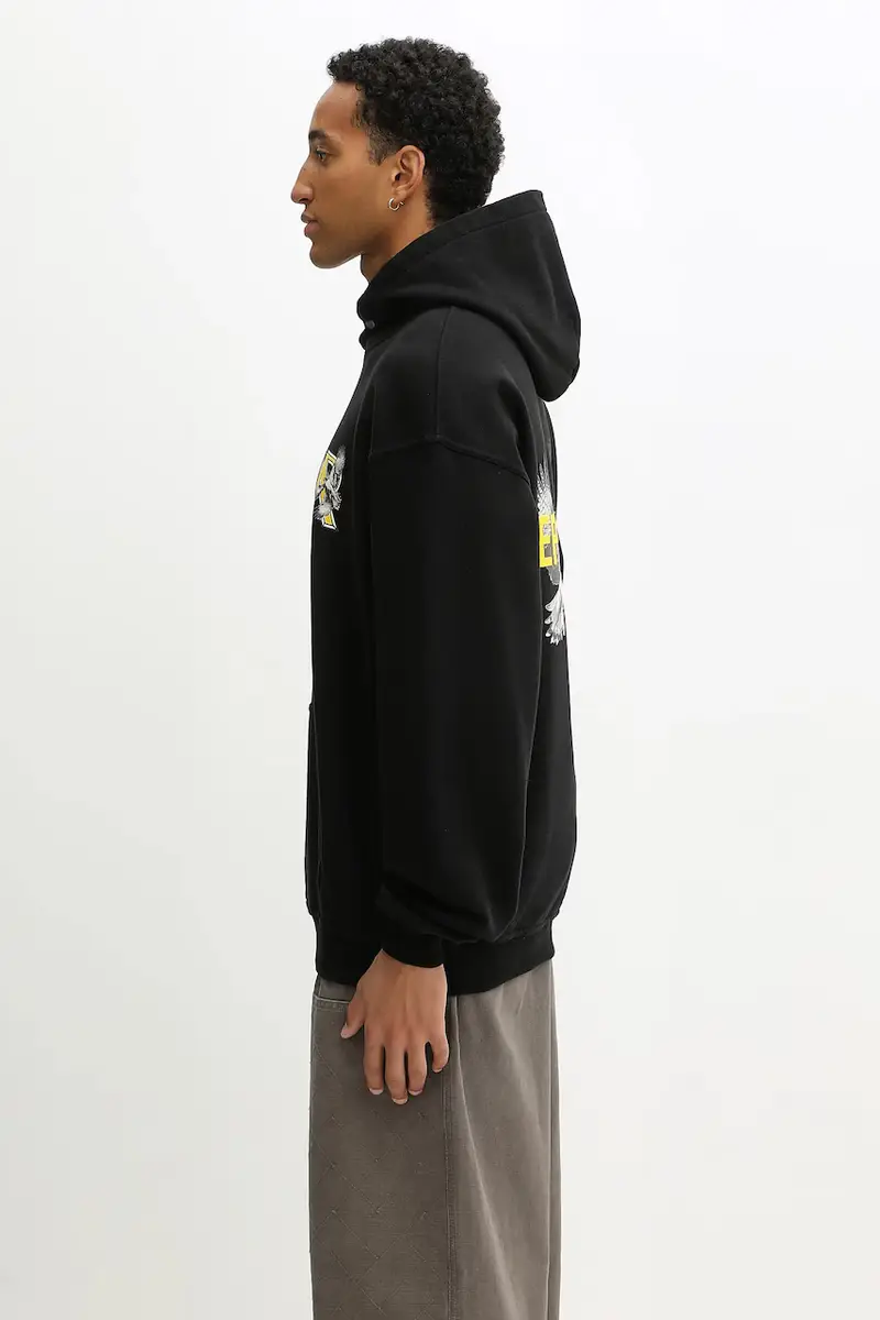 felpa in cotone LEGACY FALCONS uomo colore nero con cappuccio MLM100734 miniatura 2