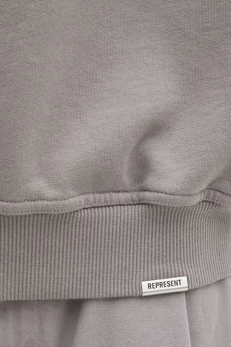 felpa in cotone Owners Club Script uomo colore grigio OCM100007 miniatura 4