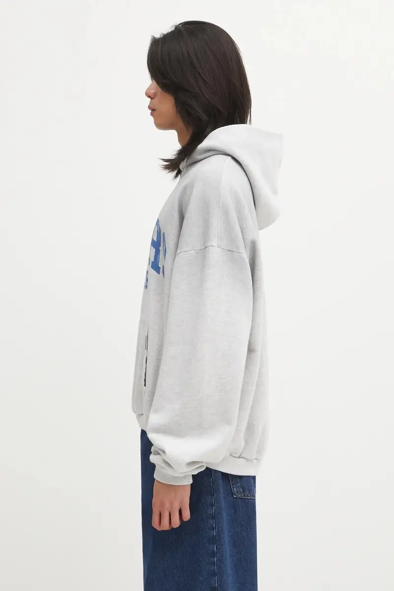 felpa in cotone Owners uomo colore grigio con cappuccio OCM100044.50 miniatura 2