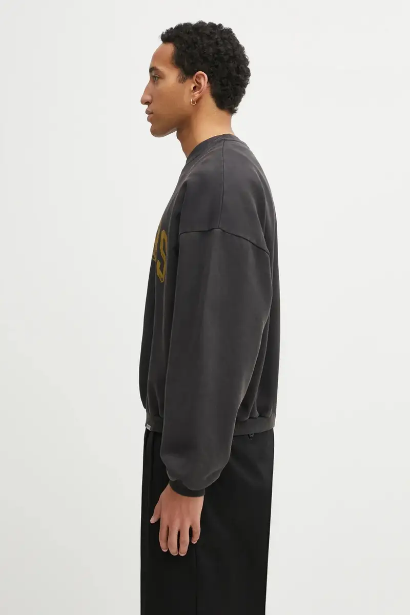 felpa in cotone Owners uomo colore grigio OCM100046.02 miniatura 2