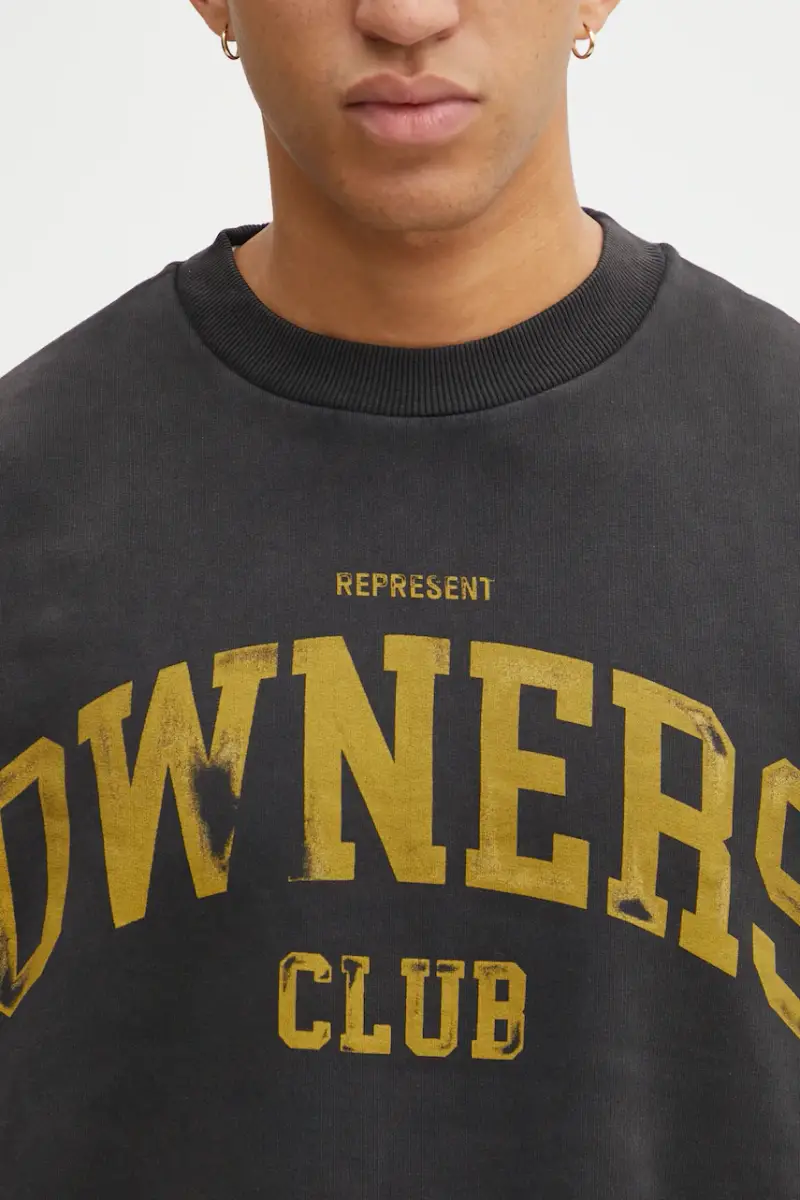 felpa in cotone Owners uomo colore grigio OCM100046.02 miniatura 4