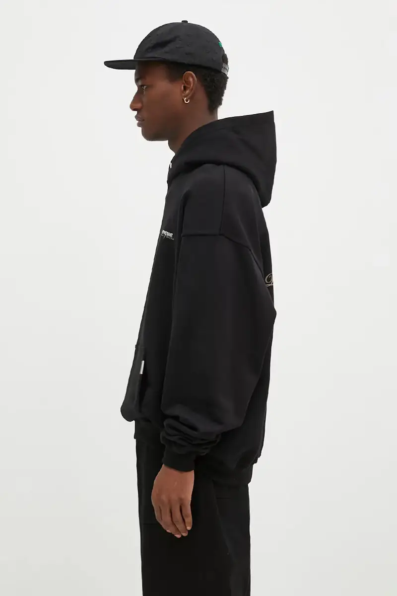 felpa in cotone Patron Of The Club Hoodie uomo colore nero con cappuccio MLM4270.001 miniatura 2